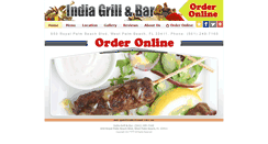 Desktop Screenshot of indiagrillbar.com